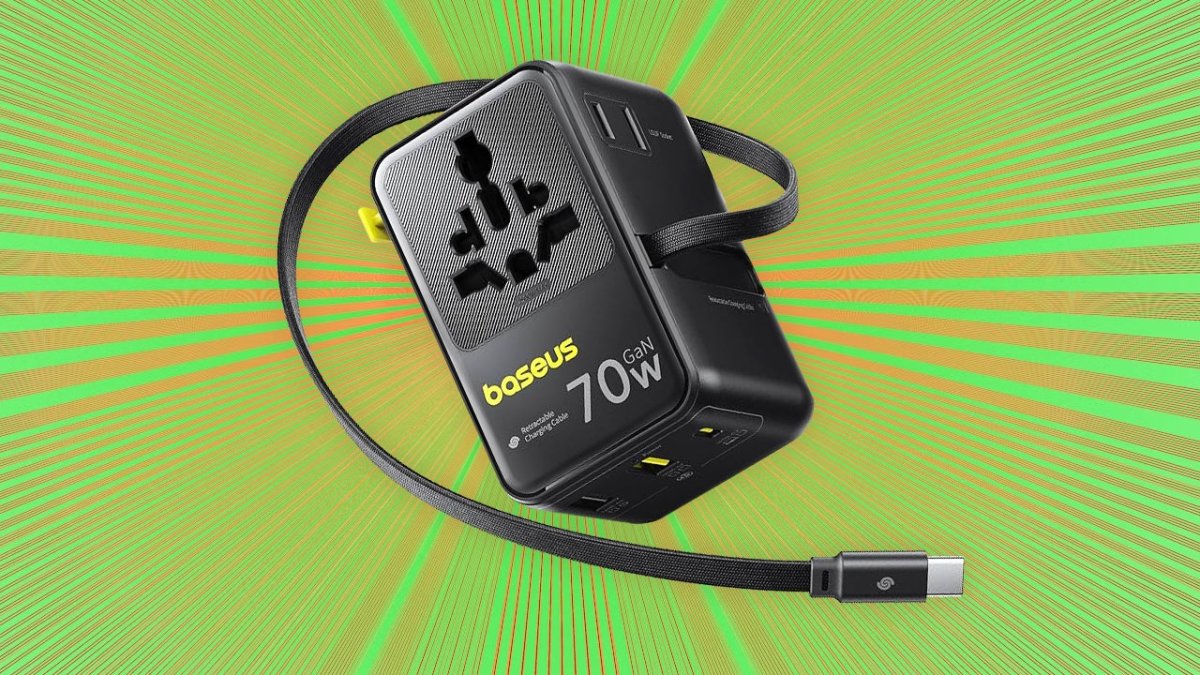 Menyimpan 50% Mati itu Baseus 4-port USB Dan 2 outlet Internasional Pengisi daya Sempurna untuk Apel iPhone 17